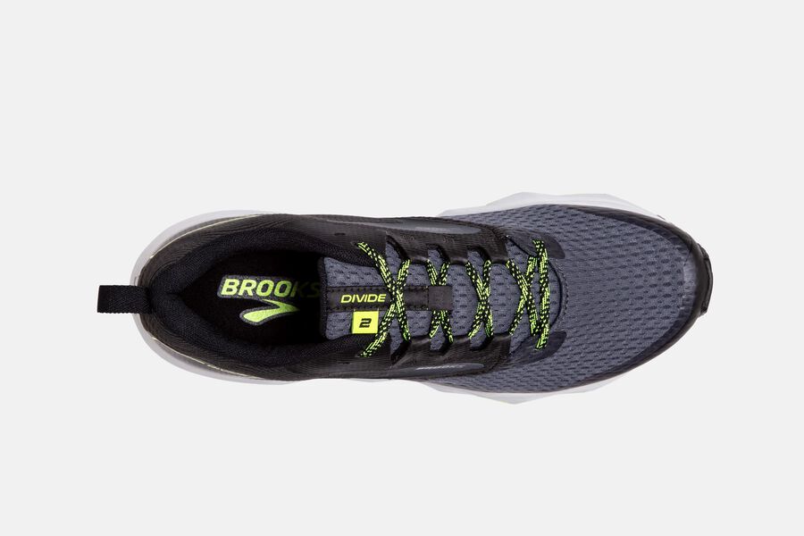 Brooks Israel Divide 2 Trail Running Shoes Mens - Black - OKQ-934850